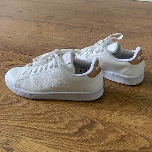 Adidas white gym shoes